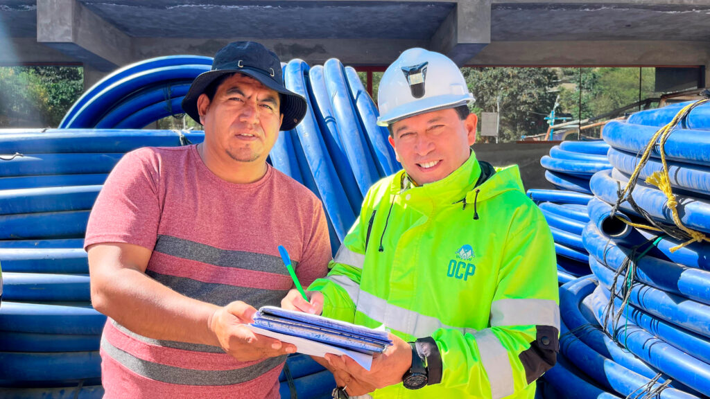 OCP | ¡Unidos por el agua potable en Pampalca! | Noticia