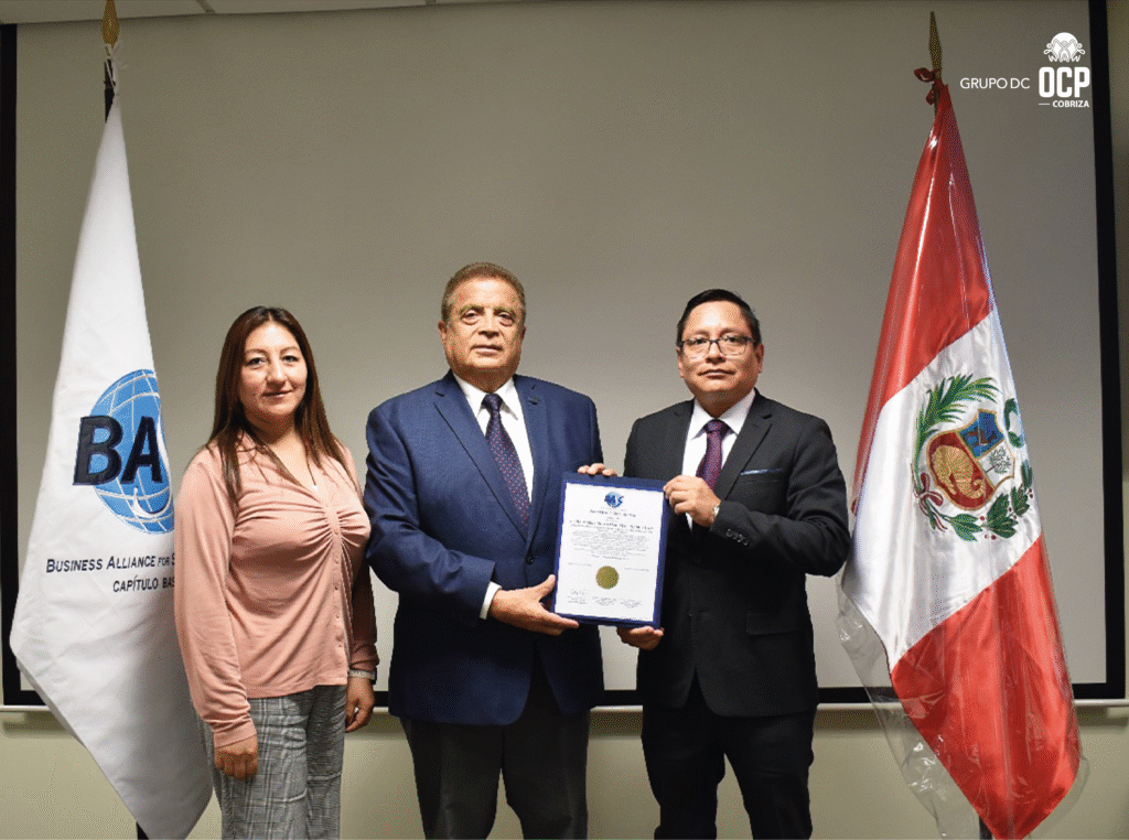 OCP | OCP FORTALECE SU COMPROMISO CON EL COMERCIO SEGURO EN SU INCORPORACIÓN A BASC PERÚ | Noticia
